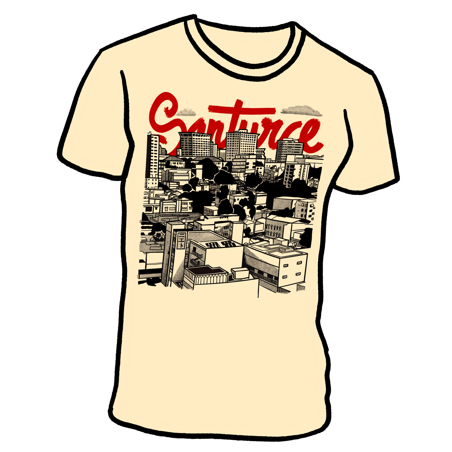 Camisa crema Santurce