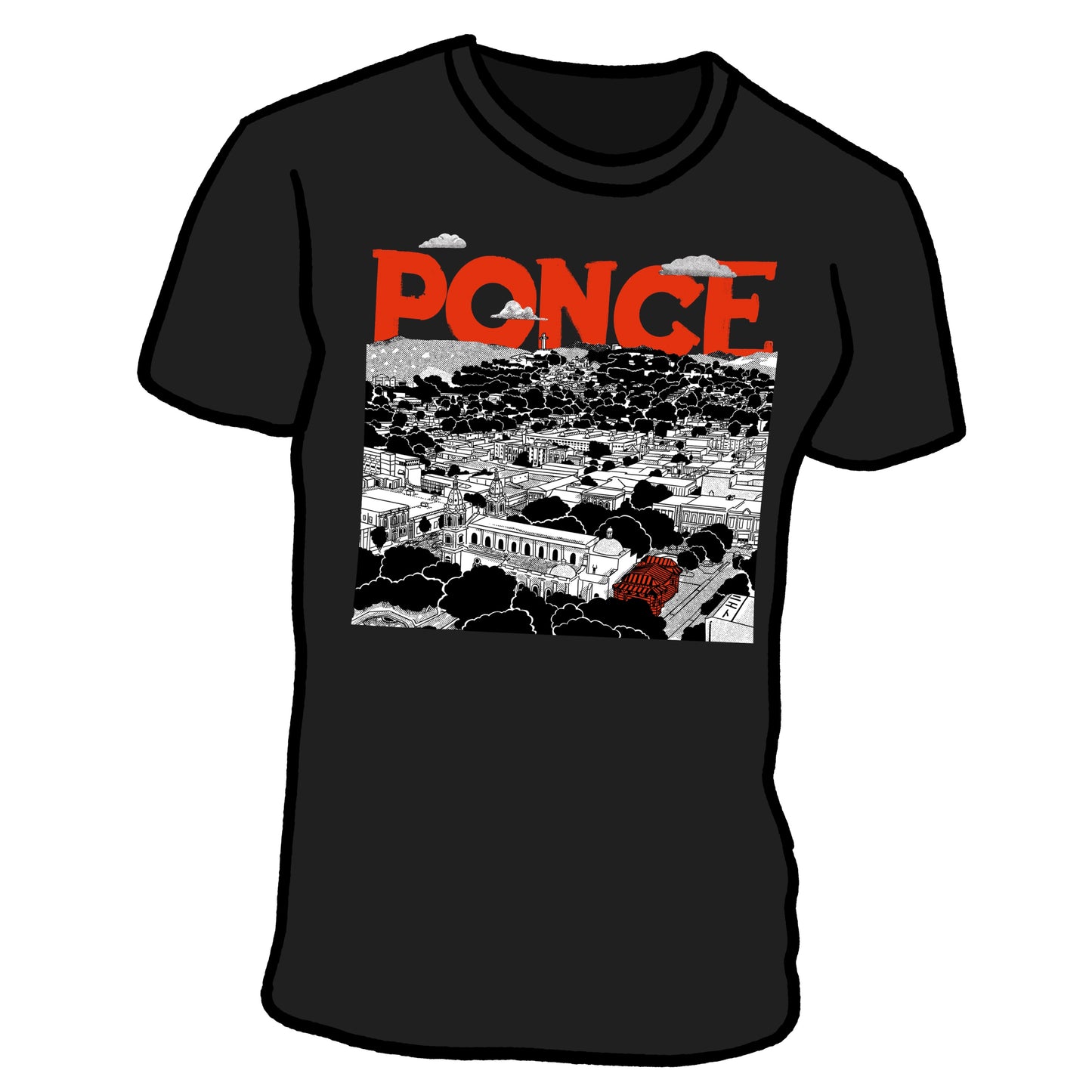 Camisa negra Ponce